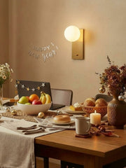 Metio Dome Mid-Century Modern Metal Wall Sconce – Dome Silhouette Wall Sconce for Living Room